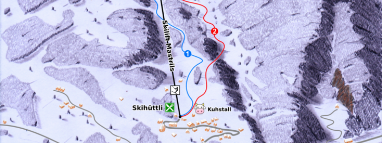 Pistenplan Skilift Mastrils