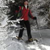 Die Schneeschuhwanderung "Rothaus" ist beschildert und führt bis zum Schluchsee.