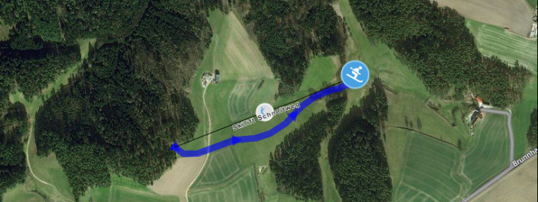 Pistenplan Skilift Schneitweg
