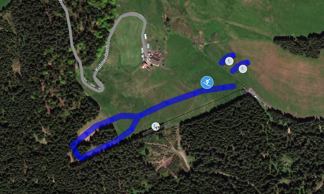 Pistenplan Skilifte Thuner