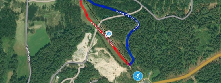Pistenplan Skilift Wurmstein Flossenbürg
