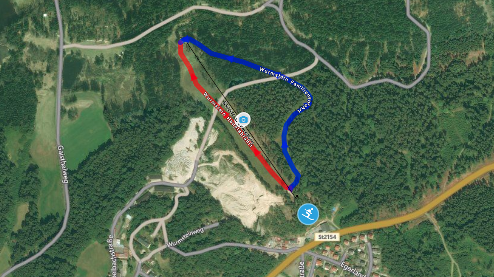 Pistenplan Wurmstein Flossenbürg