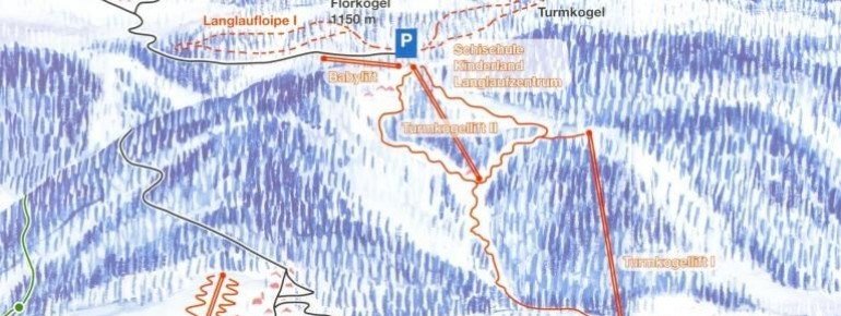 Pistenplan Skilifte Puchenstuben