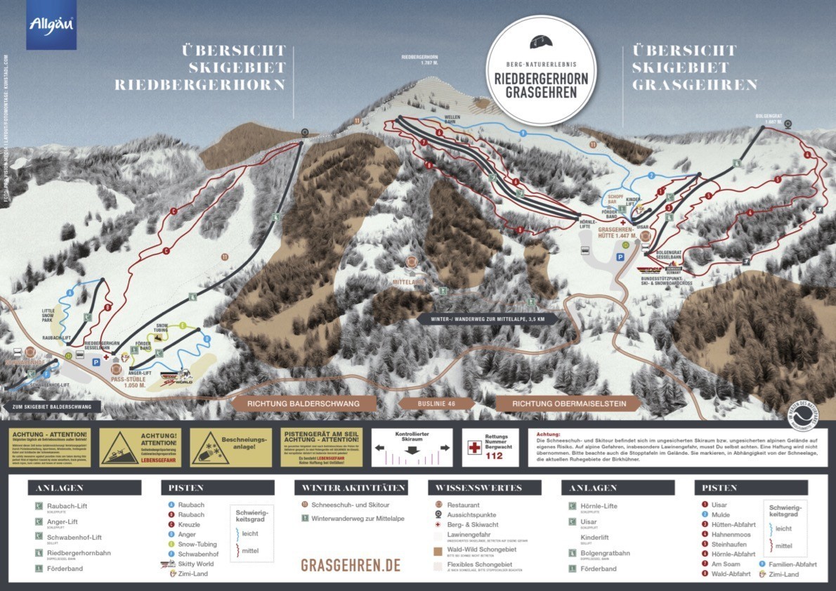 Pistenplan Grasgehren
