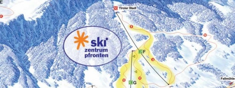 Pistenplan Skizentrum Pfronten-Steinach