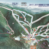 Pistenplan Beidahu Ski Resort in China