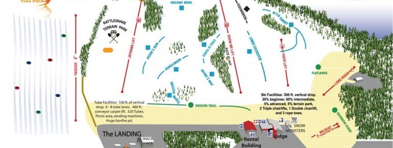 Pistenplan Snow Creek