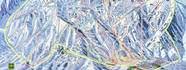 Pistenplan Snowbasin