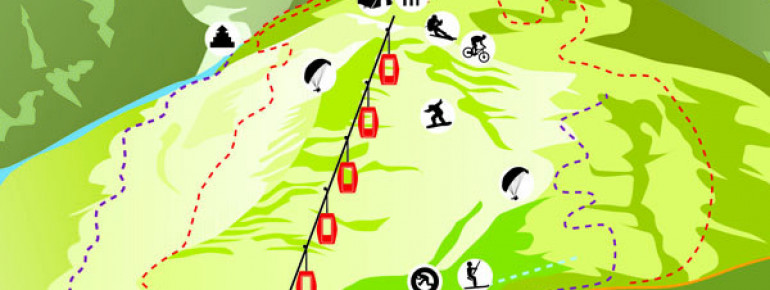 Pistenplan Solang Valley