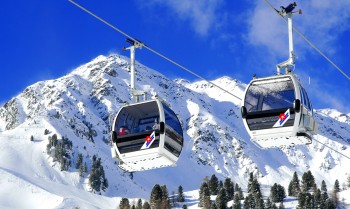 Zwei Gondelbahnen gibt es im Skigebiet Speikboden.