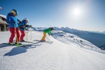 Ein traumhaftes Panorama auf der Südseite der Alpen.