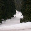 Am Ende der Slalomova-Abfahrt!