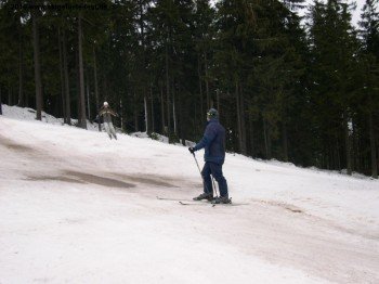 Flache Pisten zum üben