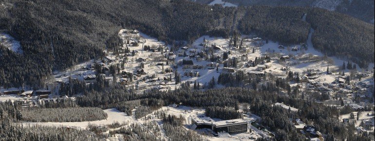 Blick auf Spindlermühle