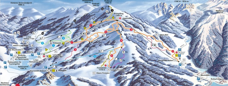 Pistenplan Spitzingsee