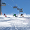Die breiten Pisten freuen die Skifahrer.
