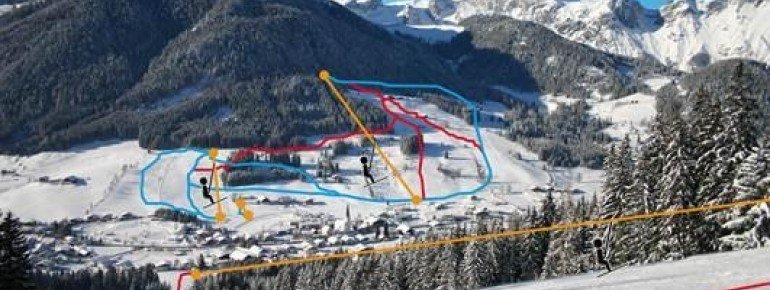 Pistenplan St. Martin am Tennengebirge