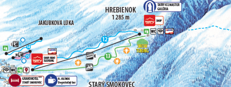 Pistenplan Starý Smokovec