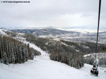 Storm Peak North-Abfahrt unterhalb des "Storm Peak Express"!