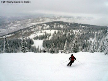 Powder-Abfahrten auf der "Triangle 3"-Piste!