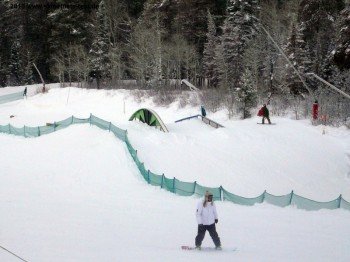 Kleiner Funpark für die leichteren Sprünge!