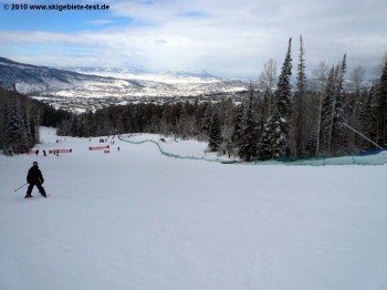 Terrainpark an der "Spike"-Abfahrt!