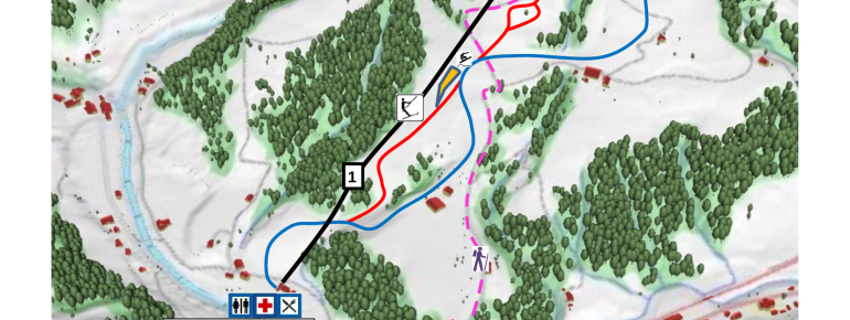 Pistenplan Steg im Tösstal