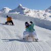 Rasante Schlittelpiste mit schönster Aussicht am Fronalpstock.