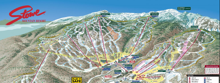 Pistenplan Stowe Mountain Resort