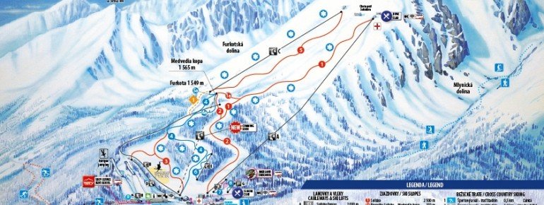 Pistenplan Strbske Pleso