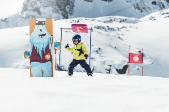 Beim Skinachwuchs ist für Unterhaltung gesorgt