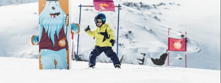 Beim Skinachwuchs ist für Unterhaltung gesorgt