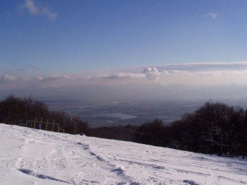 Toller Ausblick im Skigebiet Sturmer Bournak.