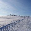 Es gibt mehrere Loipen im Wintersportgebiet.