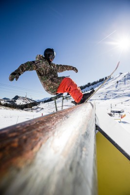 Snowpark in der Actionwelt Sudelfeld