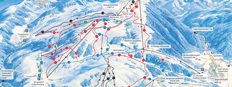 Pistenplan Sudelfeld