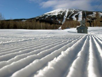 Die Schneebedingungen sind ideal.