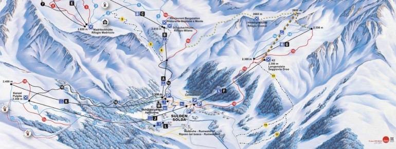 Pistenplan Sulden