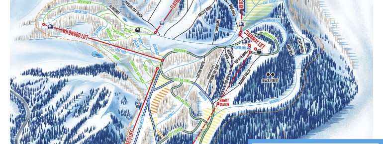 Pistenplan Sundance Resort