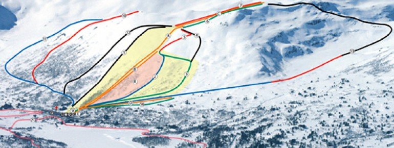 Pistenplan Sunnmorsalpane