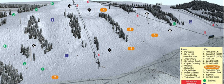 Pistenplan Sunridge