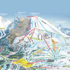 Pistenplan Sunshine Village Lookout Mountain