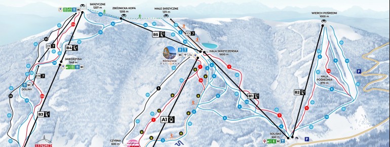 Pistenplan Szczyrk Mountain Resort