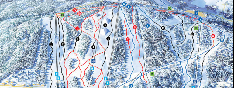 Pistenplan Tahko