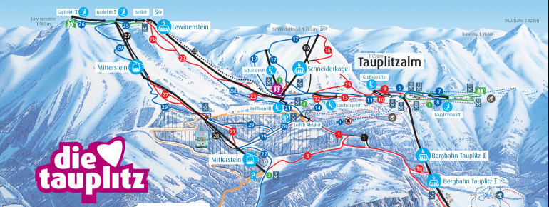 Pistenplan Tauplitz - Bad Mitterndorf
