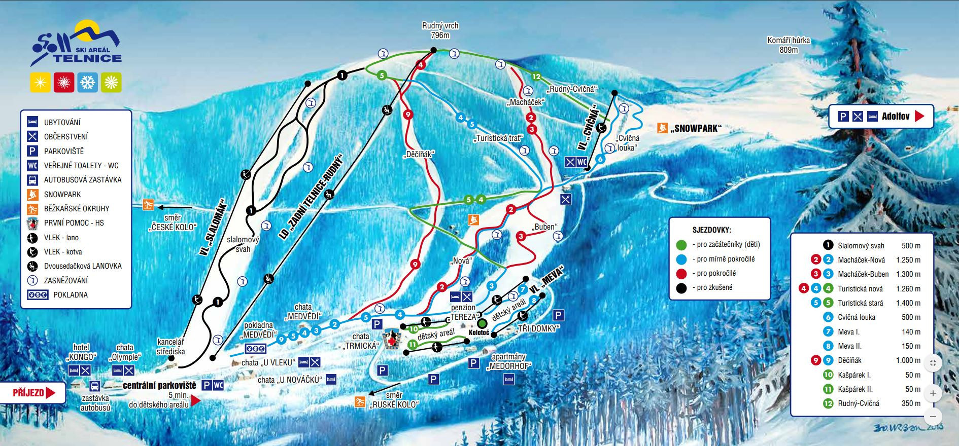 Skiplan Telnice