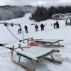 Ein Skikarussell sorgt für Abwechslung.