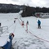 Direkt neben dem langen Hagerlift (rechts) verläuft der kurze Seillift.