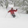Die Schneeverhältnisse hier sind das ganze Jahr über sehr gut.