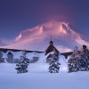 Mt. Hood ist der höchste Berg Oregons.